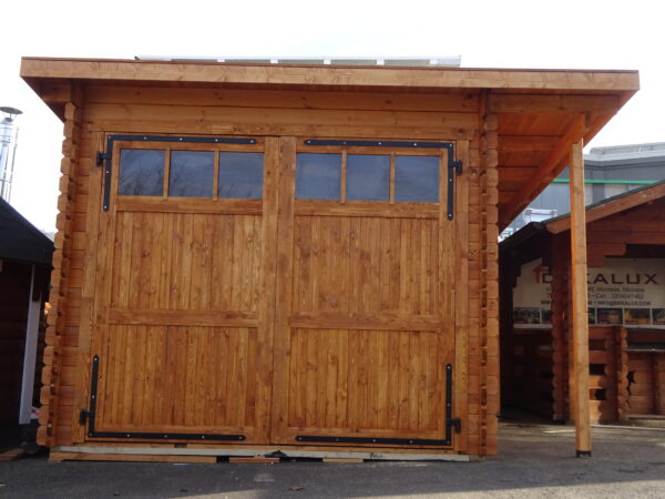 Garage in legno 3x5 (34mm) monofalda